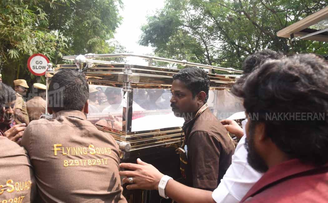 CM personally paid tribute to the EVKS Ilangovan