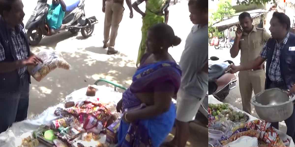 "Do you know how all these colors come?" - The officer who seized the substandard snacks