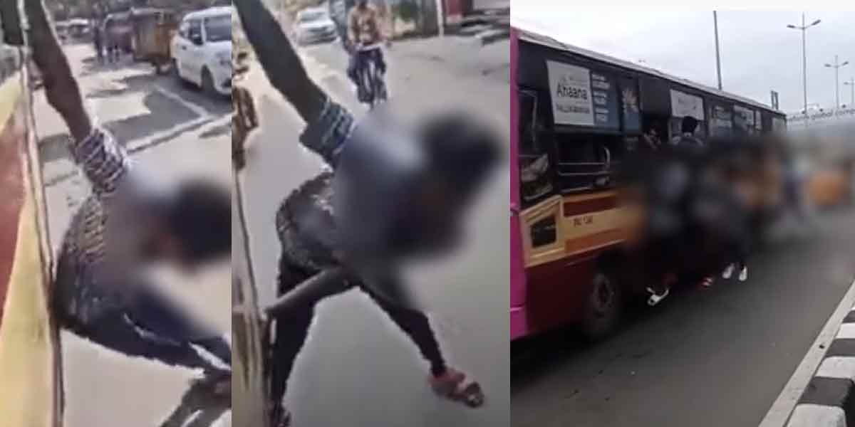 viral video- chennai police action