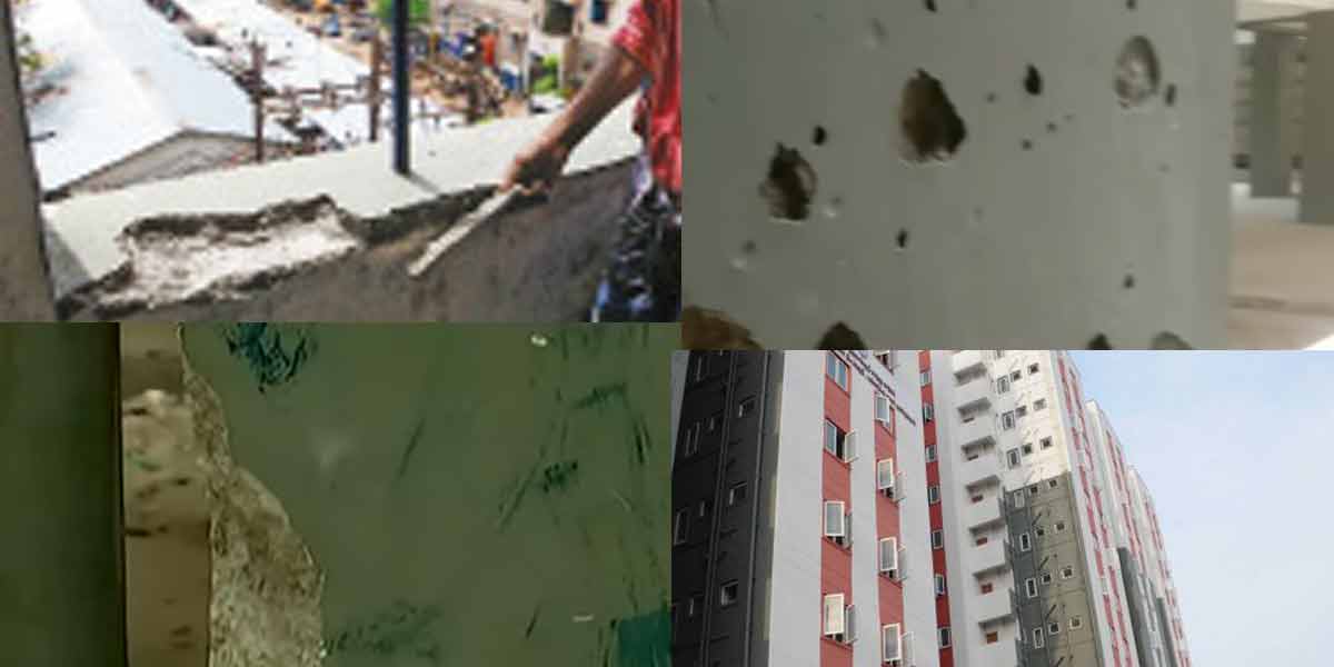 Puliyanthoppu housing issue ... Attention resolution in the assembly!