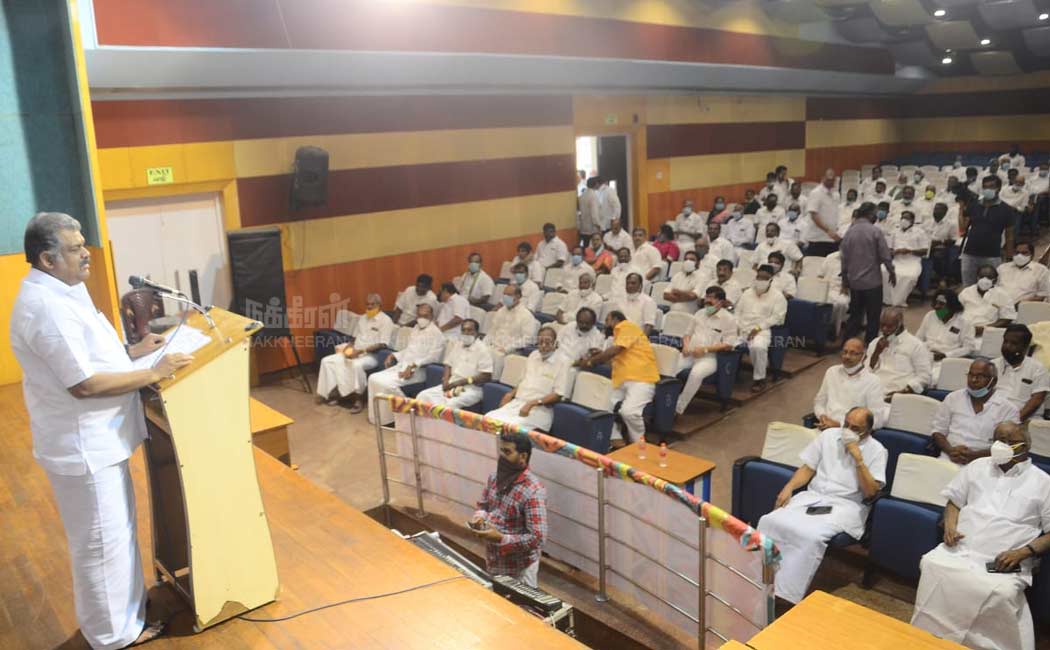 G.K.Vasan Party meeting