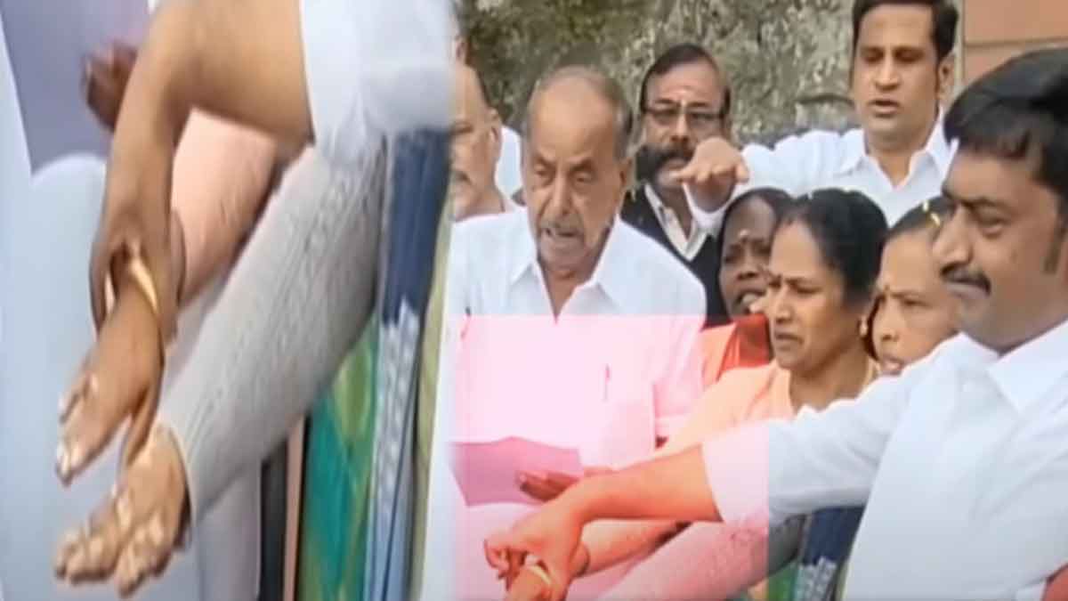 DMK councilor insults female executive during oath taking ceremony
