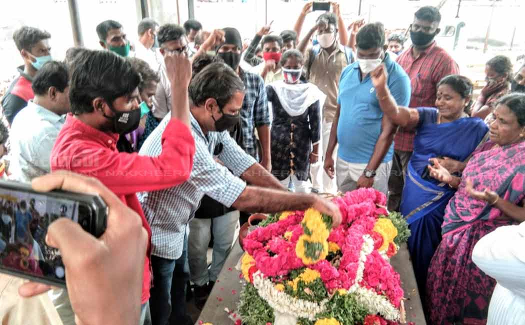 madurai neet exam issue girl funeral
