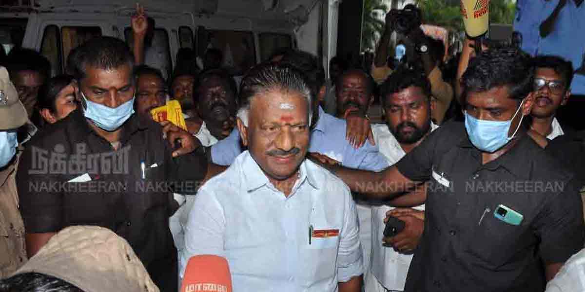 '' Former AIADMK coordinator OPS ... '' - CV Shanmugam interview