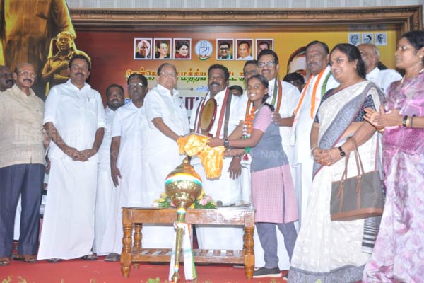 Honored with awards at Kamaraj birthday function!