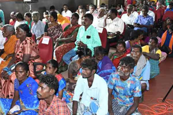 Tribal people are insulted by sitting on the ground at a government function