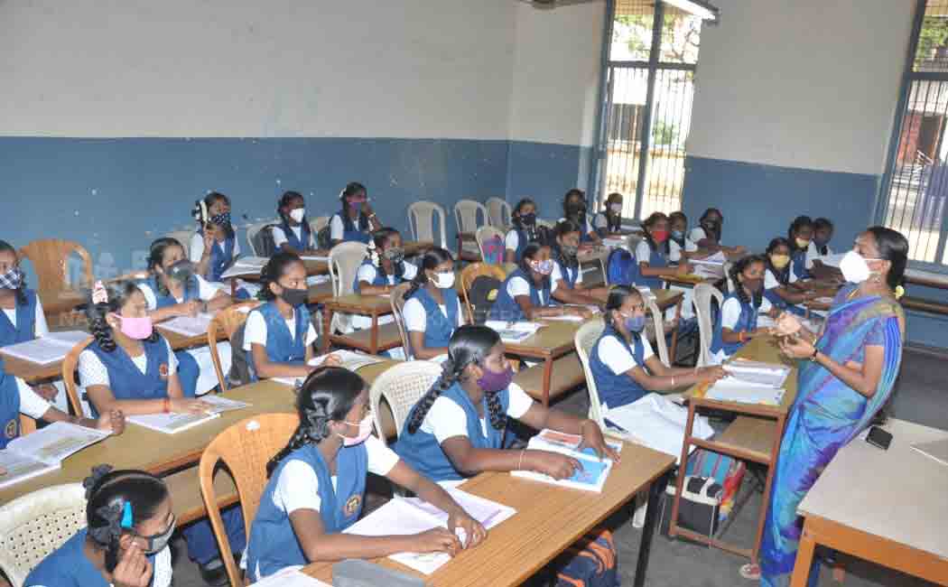 Students who came to school!