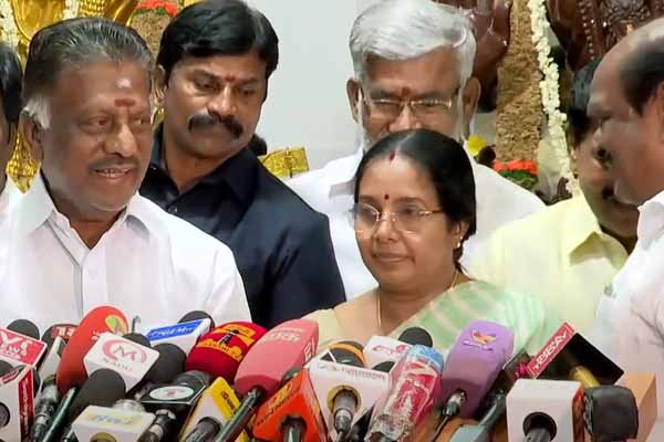 Tension in BJP alliance; “A good answer will come” - O.P.S. Hope
