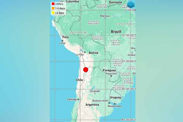Powerful earthquake in Chile