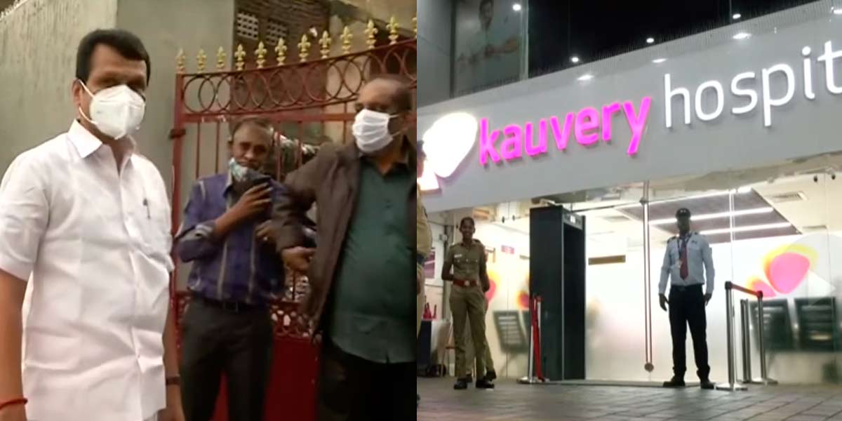 Senthil Balaji discharged