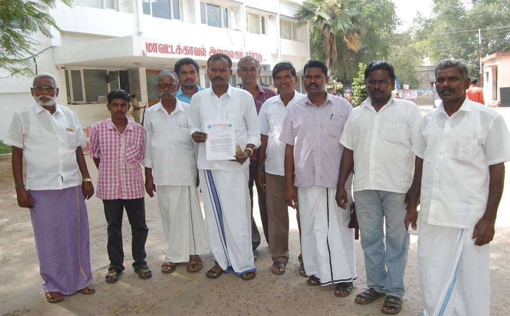 vehicle seized during protest near kovai