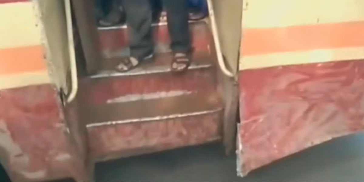 A sudden uprooted step; School students injured