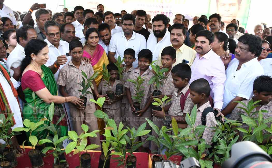 tn bjp ten lakhs plantation campaign