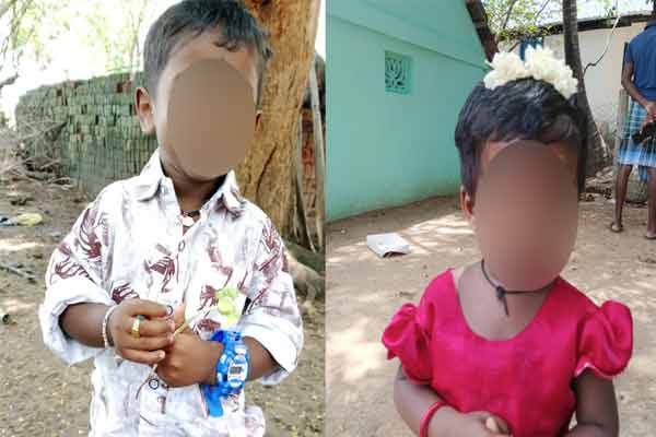 Children who were playing together Tragedy of being found in a pond