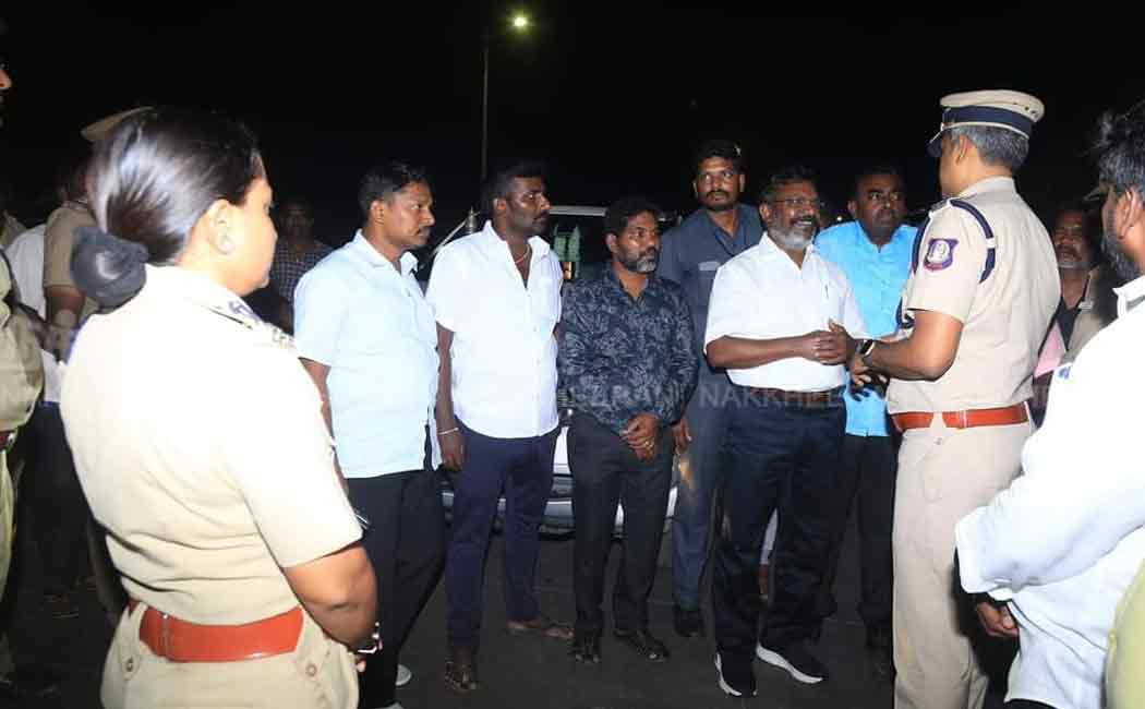 vck chief thol thirumavalavan gives support for fishermans due to land encroachment issue