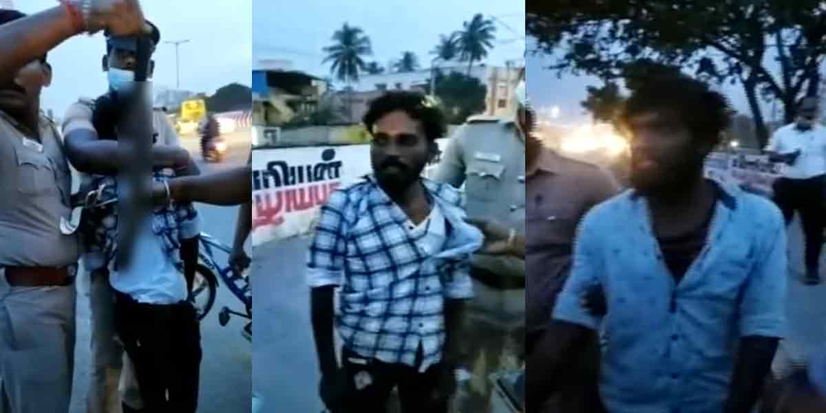 Yesterday in Vellore ... Today in Chennai ... Continuing 'sword' clashes!