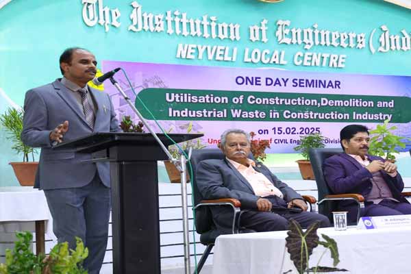 NLC Power Department Director's speech at neyveli