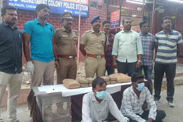 Cannabis oil from Nepal to Malaysia (via Chennai) ..! Tamil Nadu police beaten up ..!