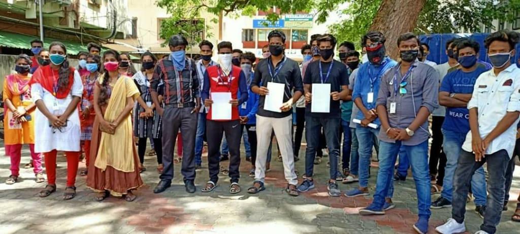 Trichy Carvy Company fired 600 workers on curfew