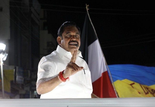 ADMK CHIEF EDAPPADI PALANISWAMY MEET FORMER MINISTER KP ANBALAGAN
