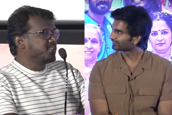 mari selvaraj about atharvaa in dna audio launch