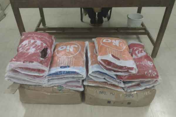 Young people caught smuggling drug in a modern way