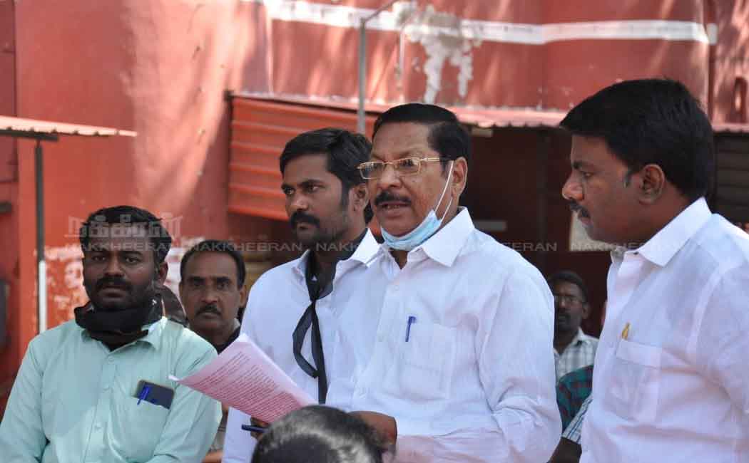 DPI Campus struggle dmk rs barathi met teachers