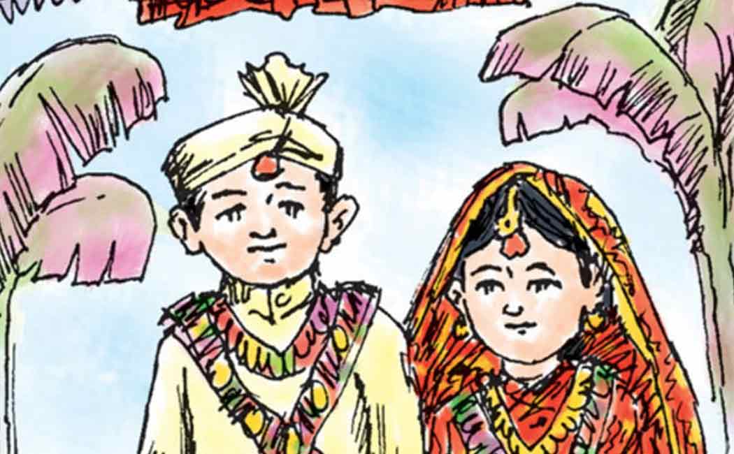 Child marriage stopped in two places ...