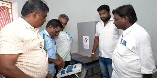 Polling has ended in Puduvai, Tamil Nadu