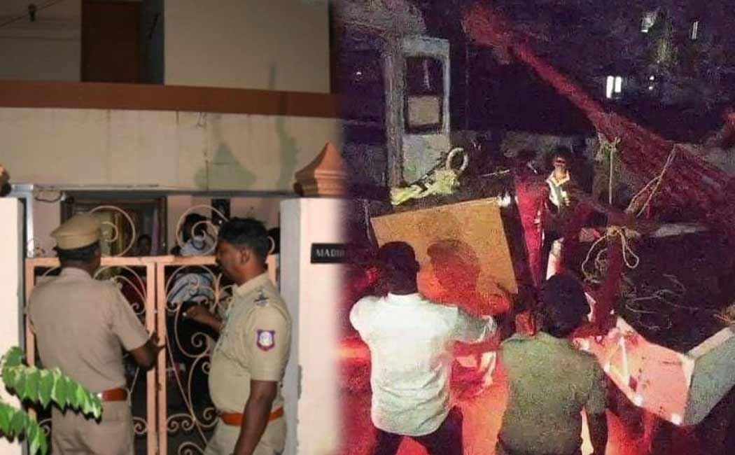 police lifted locker that refused to open in house where the search took place