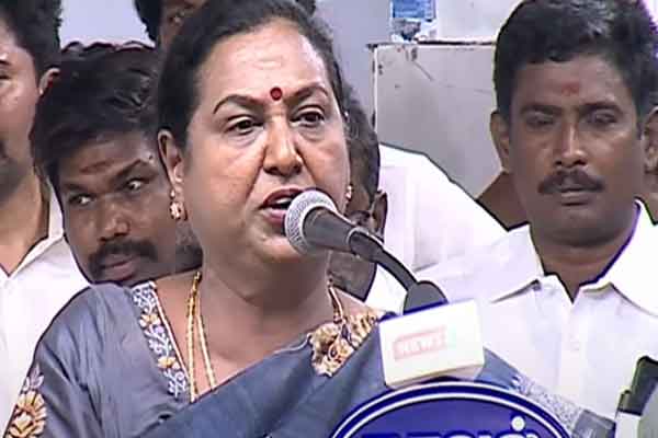Premalatha Vijayakanth who strongly criticized pmk in election field