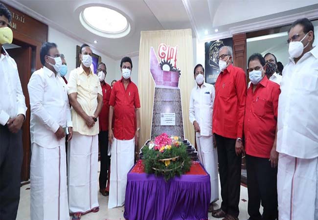 LaboursDay chennai anna arivalayam mk stalin
