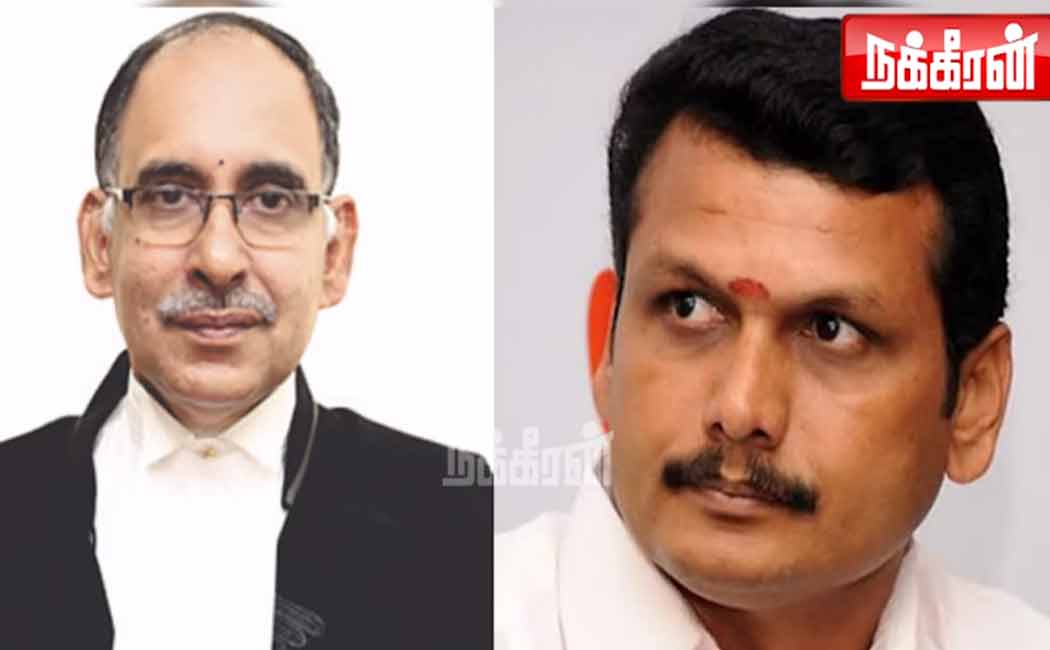 details about third judge CV Karthikeyan in Senthil Balaji case