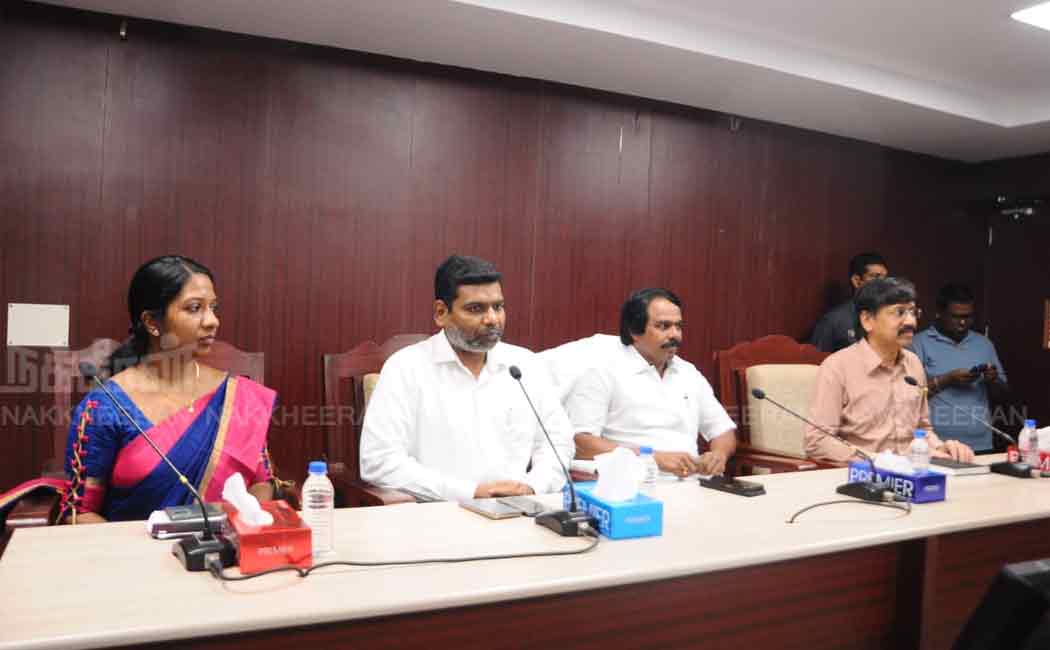 dairy minister mano thangaraj department meeting