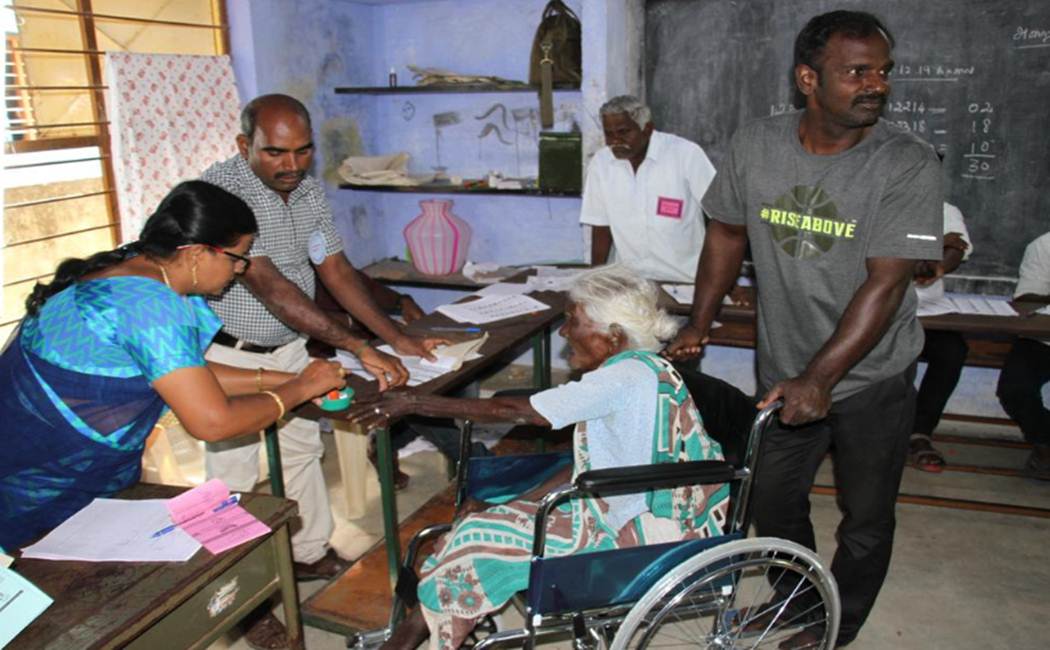 Local body election-Dindigul-Candidates-canvassed-Voters