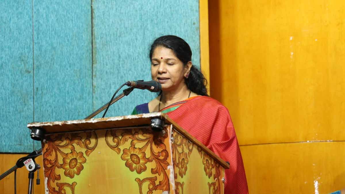 ''BJP is screaming at DMK's moves'' - Kanimozhi MP's rage