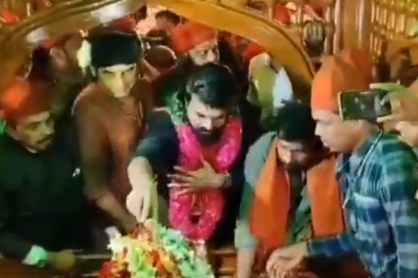 Ram Charan visits dargah in Kadapa regards ar rahman request