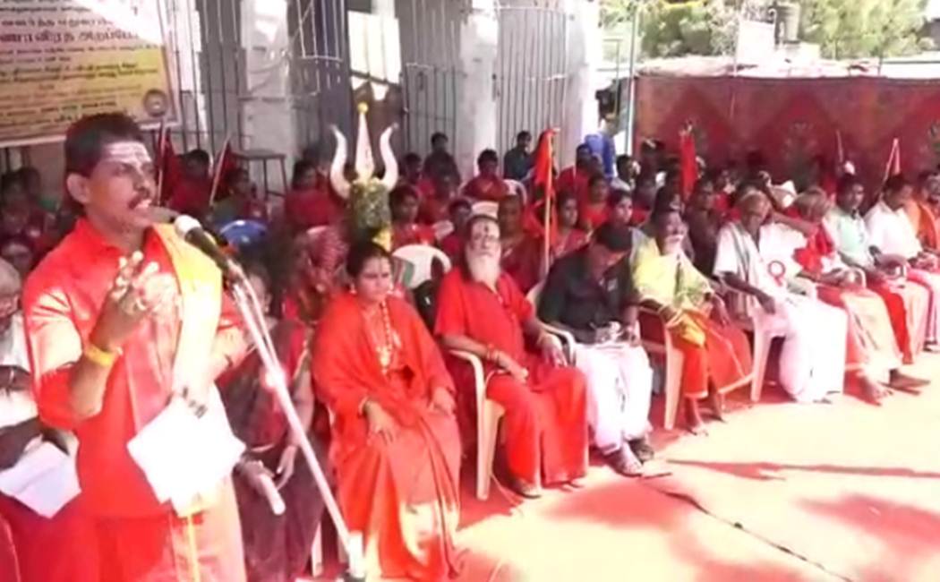 thanjavur temple - madurai siddhars protest