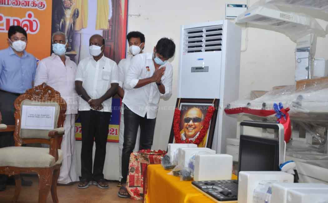 Welfare assistance on behalf of the Udayanidhi Stalin Foundation