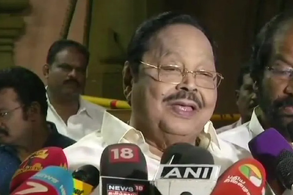 Minister Duraimurugan cricticizes pm modi
