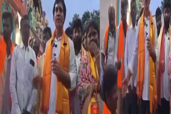 BJP MLA refuses allow dalit Panchayat leader on stage Andhra Pradesh
