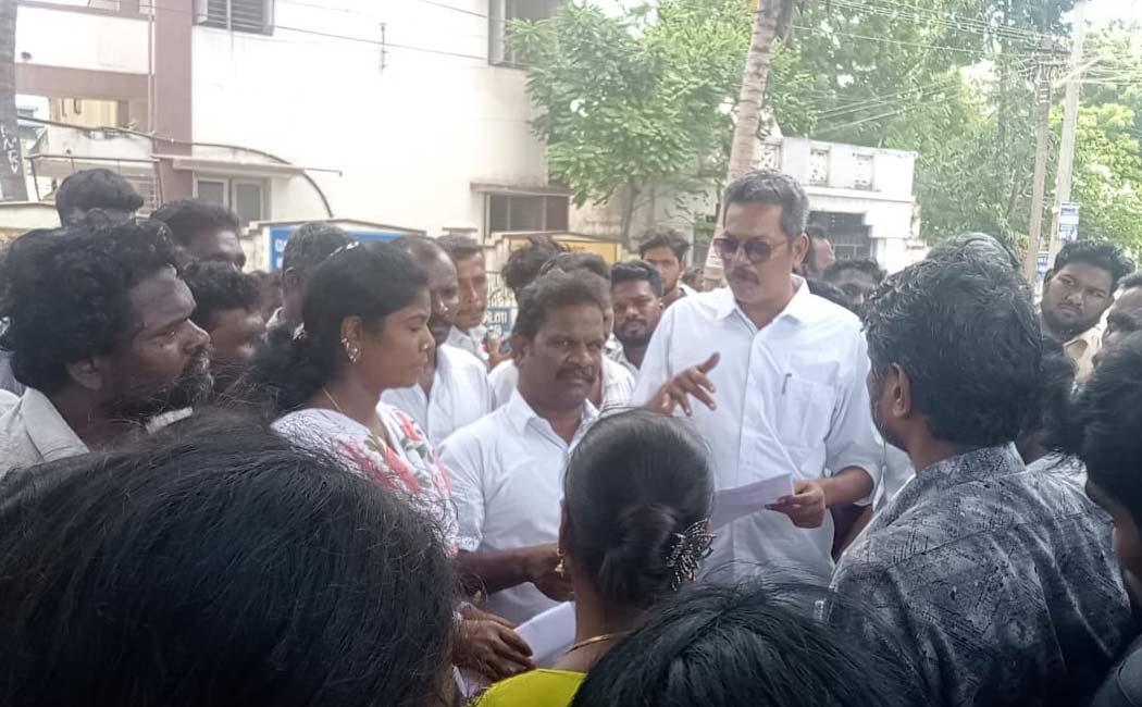 A perverse decision made in distress for Police on worker in cuddalore