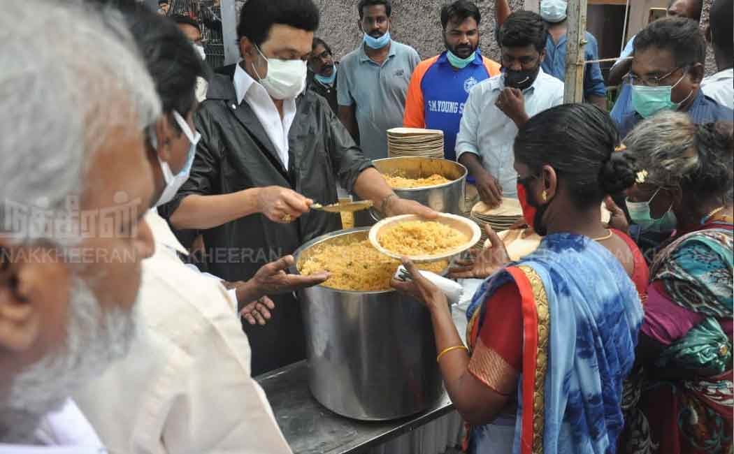 The Chief Minister who met the people directly and distributed relief items