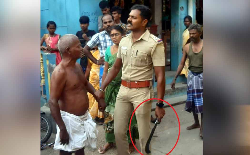 An old man who had an argument with the police aruppukottai