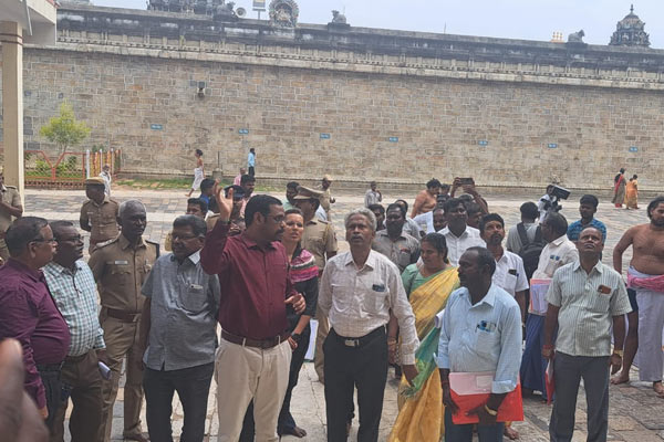 Chidambaram Temple Violated Construction says Inspection Team