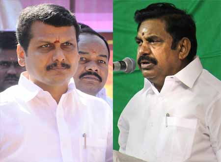Senthil Balaji - Edappadi K Palaniswamy