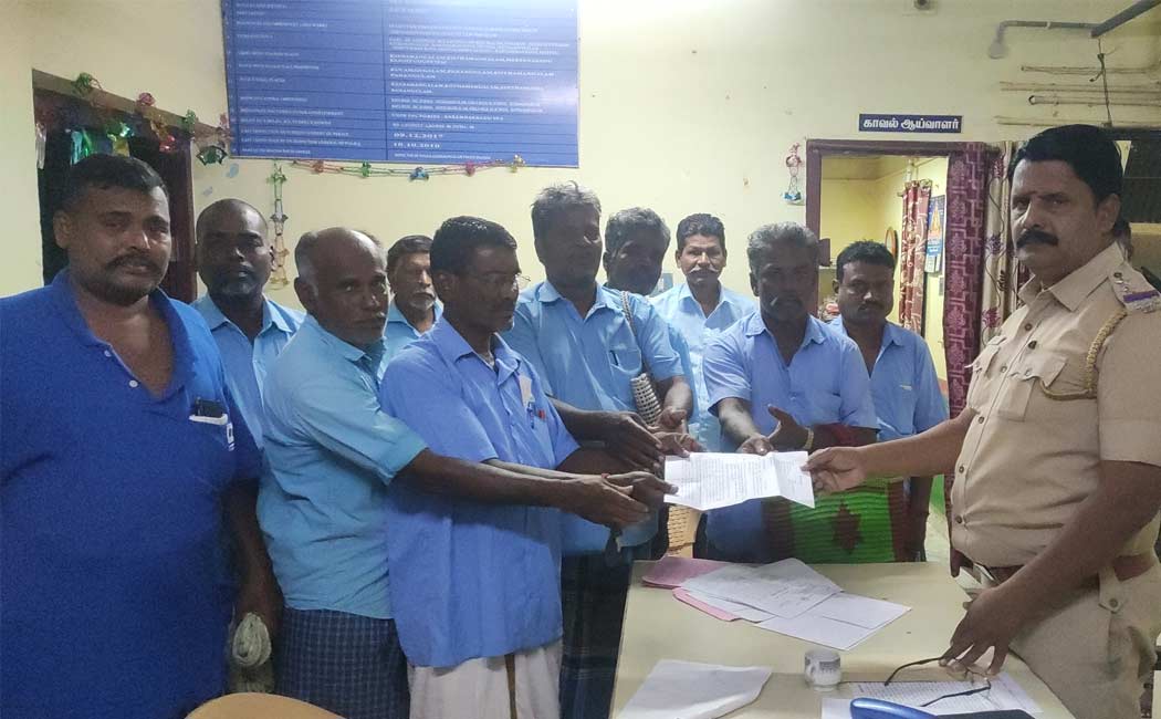 aavin workers wrote to the police asking for protection