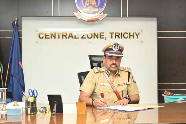 trichy first city police commissioner take a charge