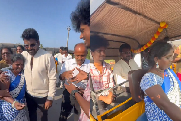 bala and lawrence helped women by buying auto to her
