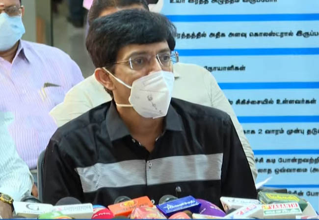 tamilnadu health secretary pressmeet at chennai